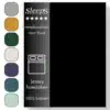 Sleeps  Jersey Hoeslaken - Zwart Eenpersoons 80/90x200/220 cm - 100% Katoen -  Hoge Hoek - Heerlijk Zacht Gebreid - - Strijkvrij - Rondom elastiek - Stretch -