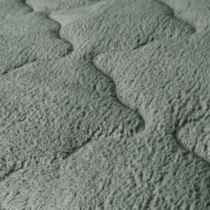 Groen wollen deken met textuur detail