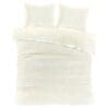 Wit dekbedovertrek met twee bijpassende kussenslopen