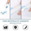 Waterdichte matrasbeschermer met garantie