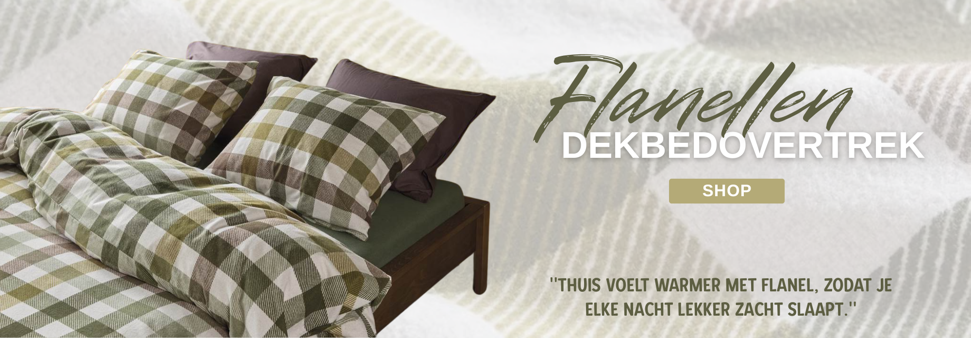Flanellen dekbedovertrekken voor een warme nacht in de winter