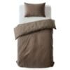 Sleeptime Velvet Cartier dekbedovertrek - 140x200/220 cm - Taupe
